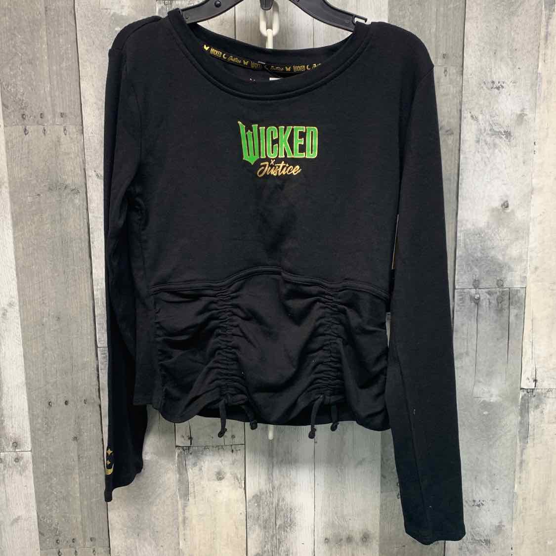 Size XLarge Black Graphic Justice Long Sleeve Shirt
