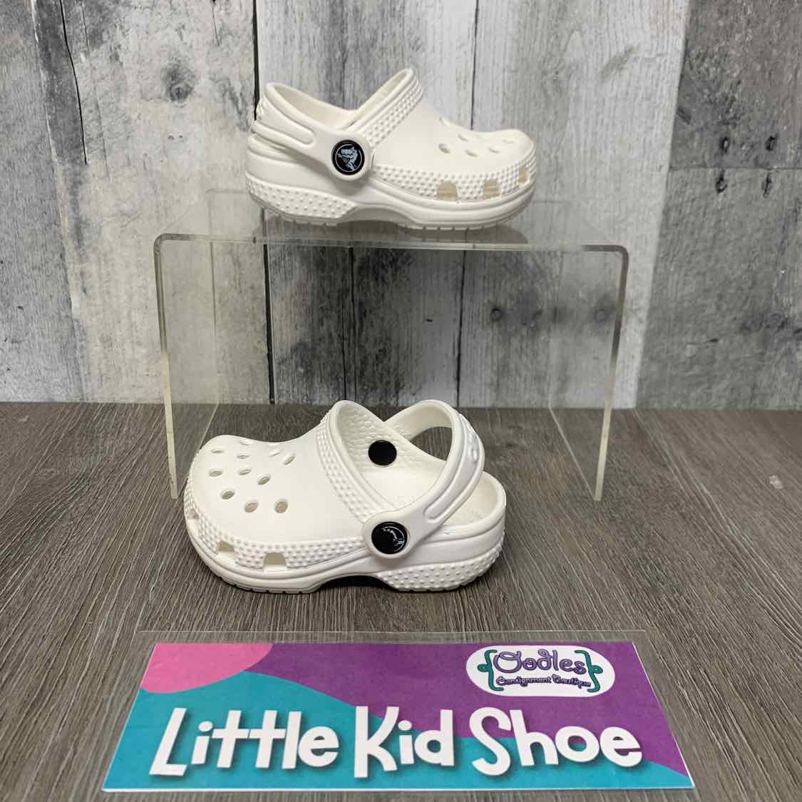 Size 2 White Crocs Water Shoes