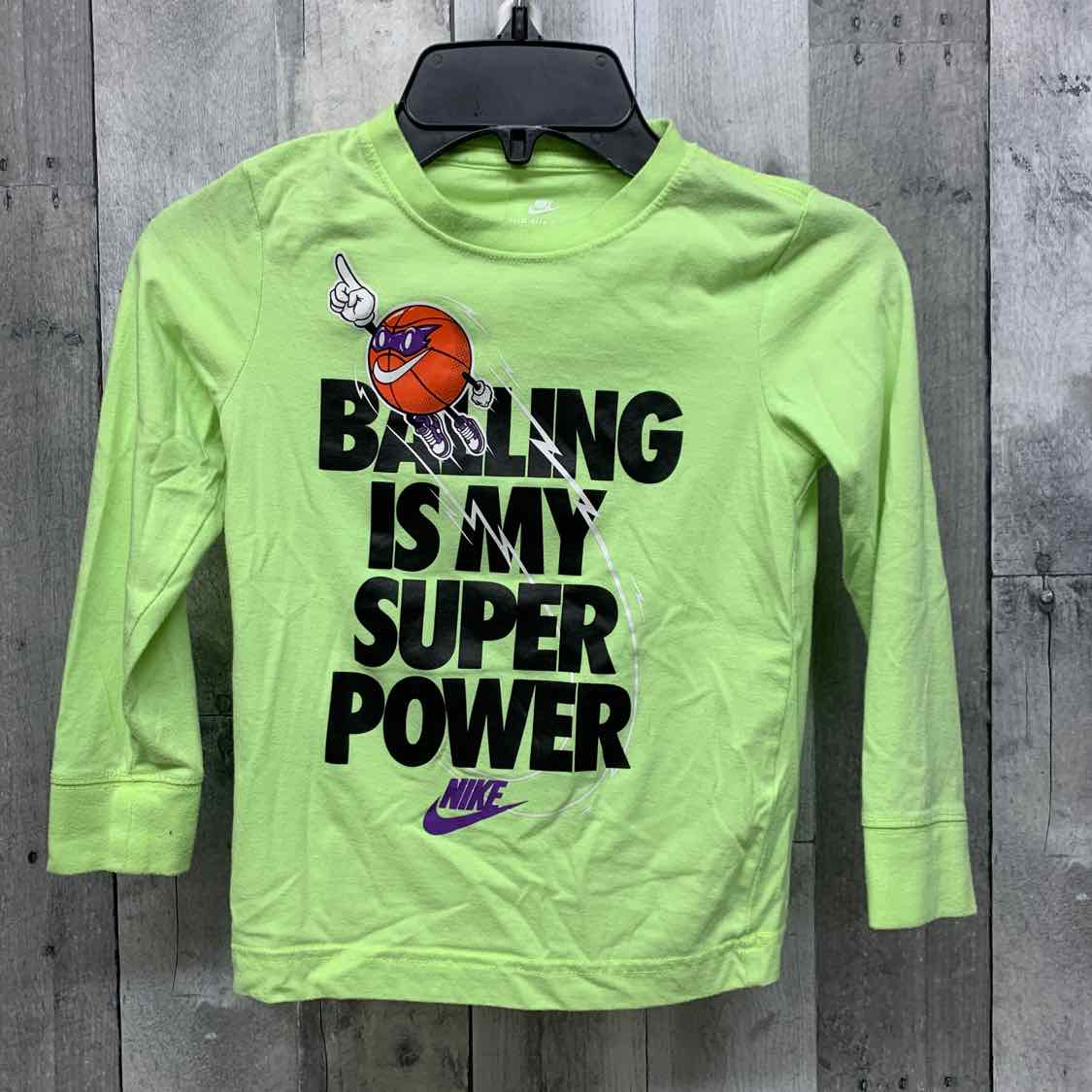 Size 4 Green Sport Brand Long Sleeve Shirt