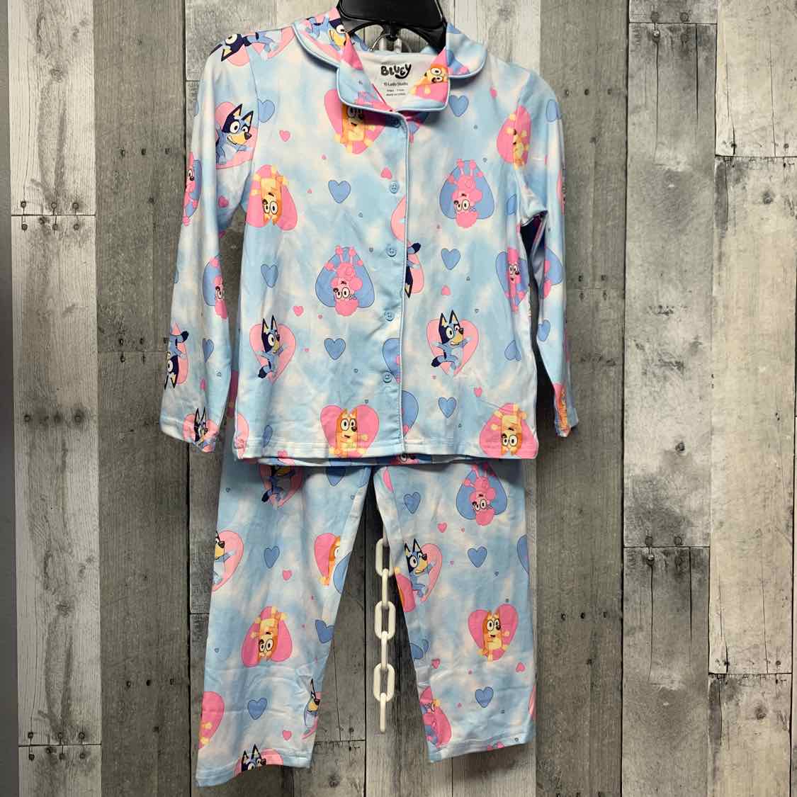 Size 5/6 Blue Print Disney 2pc PJs