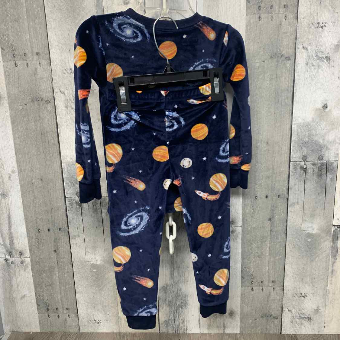 Size 2T Navy Print Child of Mine 2pc PJs