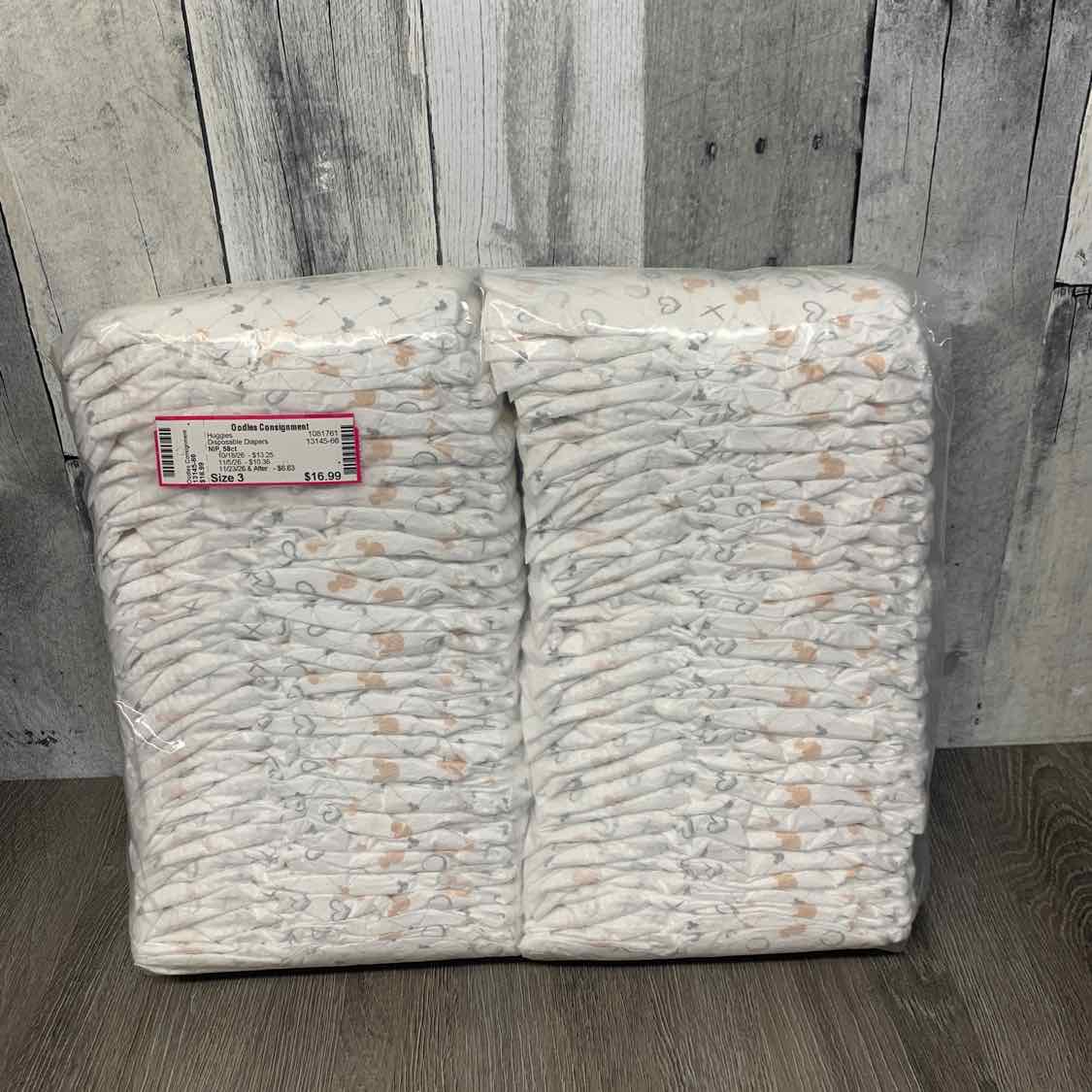 Diaper Size 3 Huggies Disposable Diapers