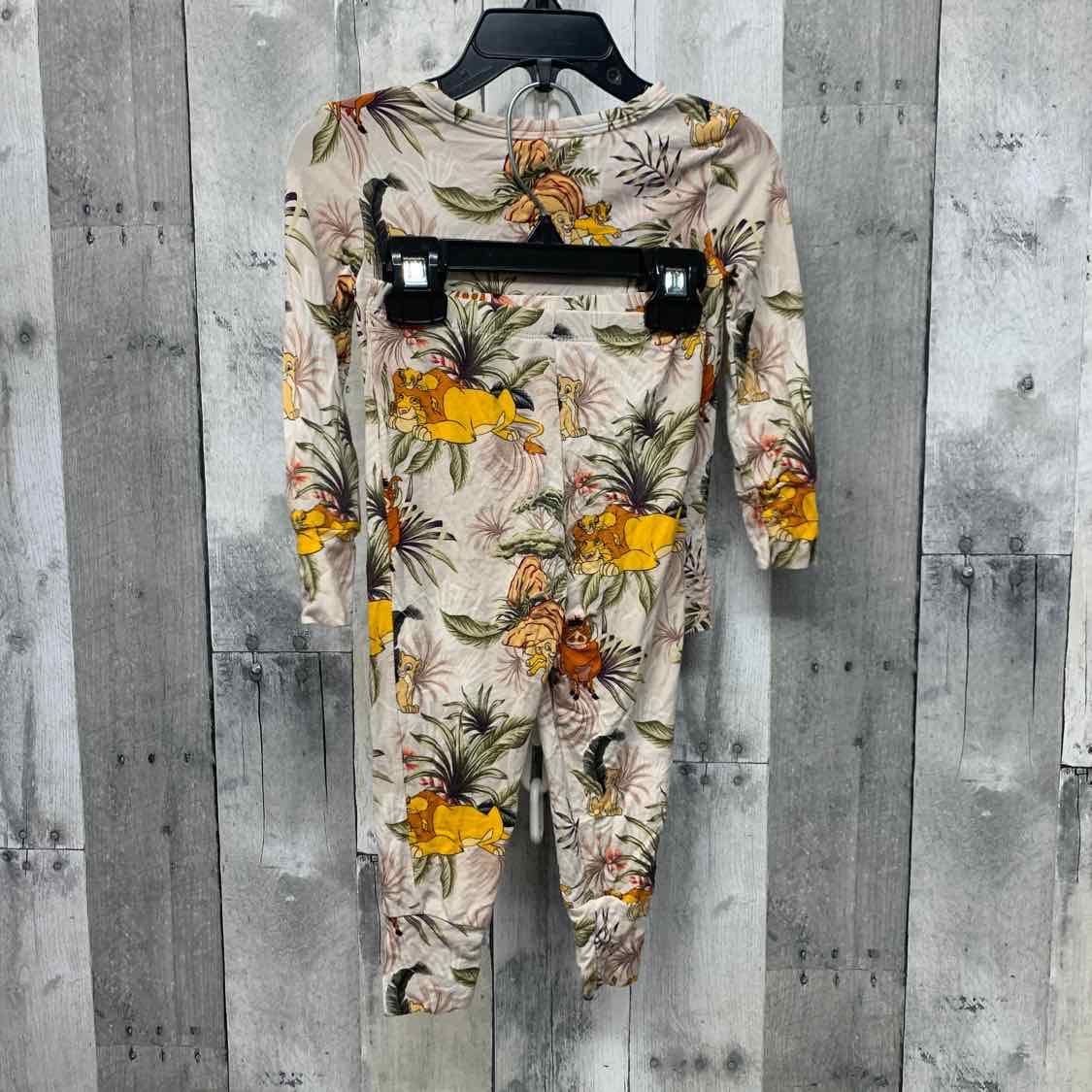 Size 18-24 Months Tan Print Posh Peanut 2pc PJs