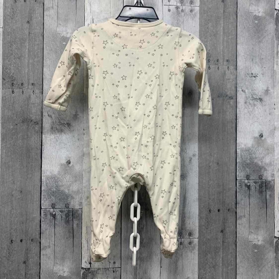 Size 6-12 Months Ivory Print Name Brand Footy PJs