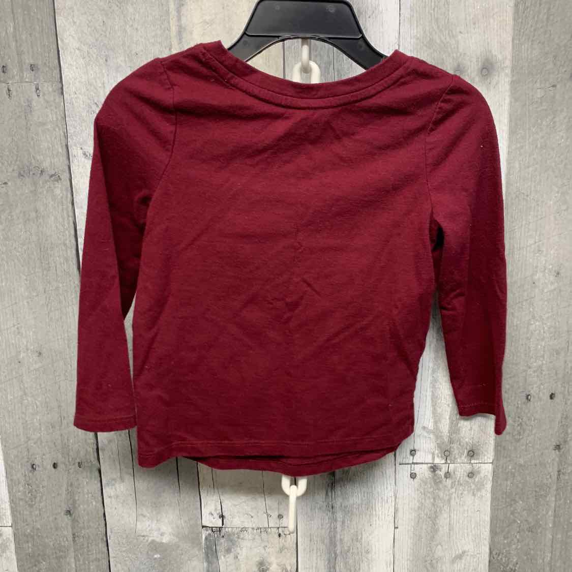 Size 2T Red Graphic Cat & Jack Long Sleeve Shirt