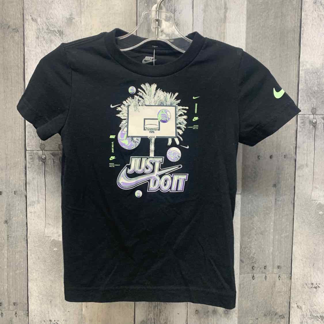 Size 4T Black Graphic Sport Brand T Shirt