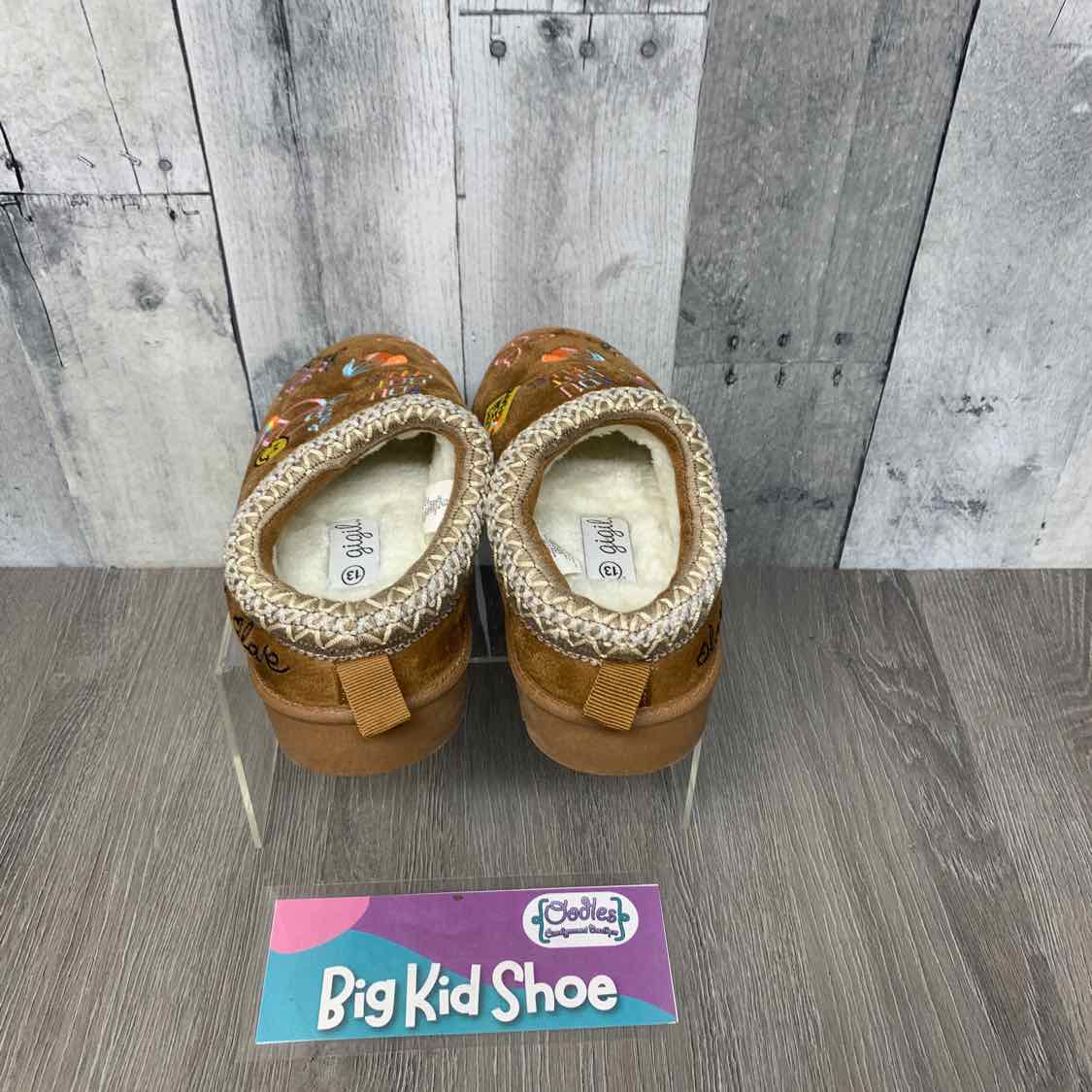 Size 13 Brown Graphic GiGi Slip On Shoes