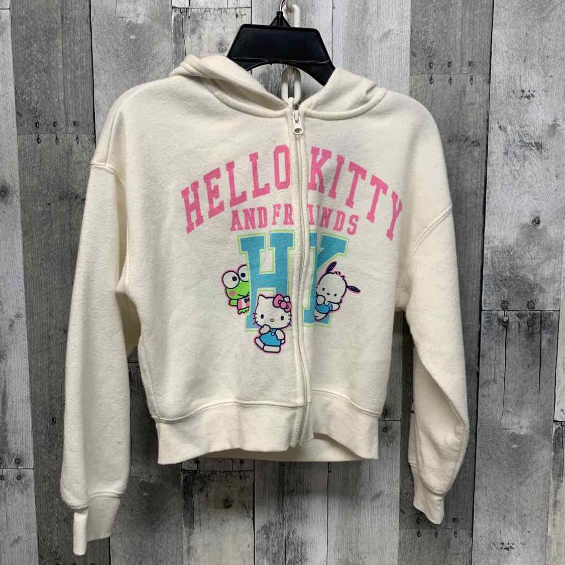 Size Medium White/Pink Hello Kitty Light Jacket