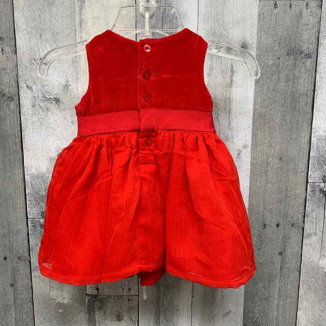 Size 3 Months Red Carter's Dress