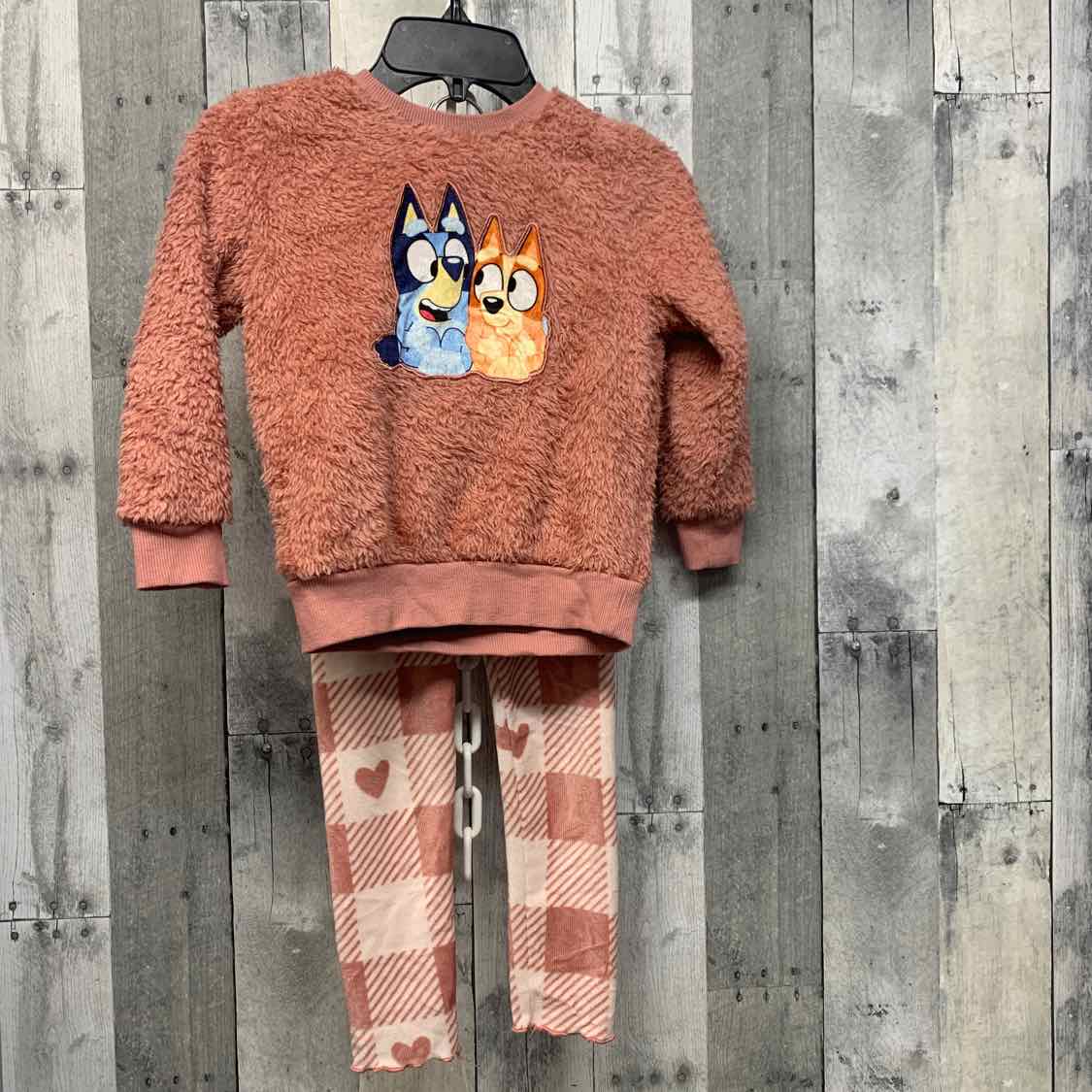 Size 5T Blue/Pink Carter's Shirt/Leggings
