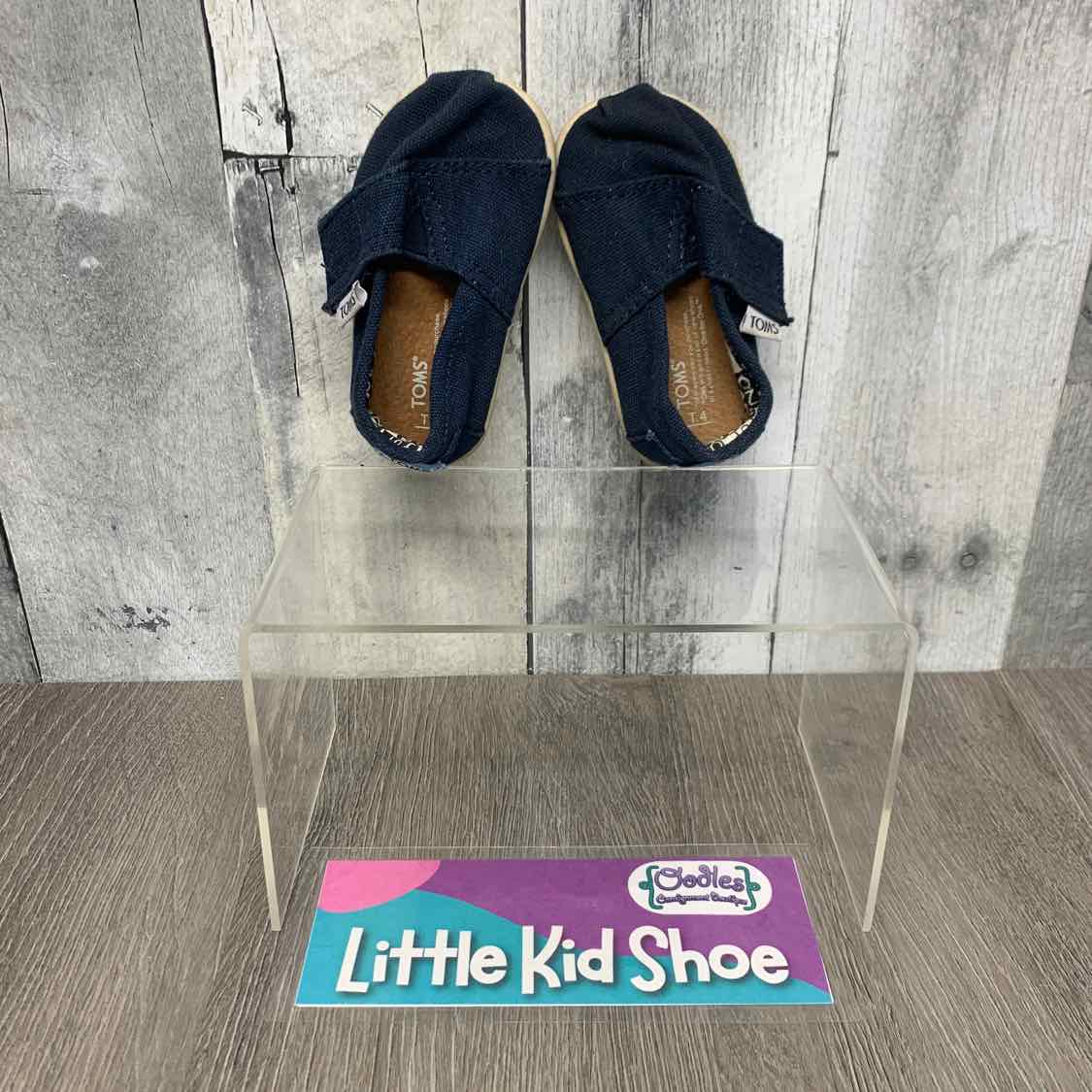 Size 4 Navy Toms Sneakers