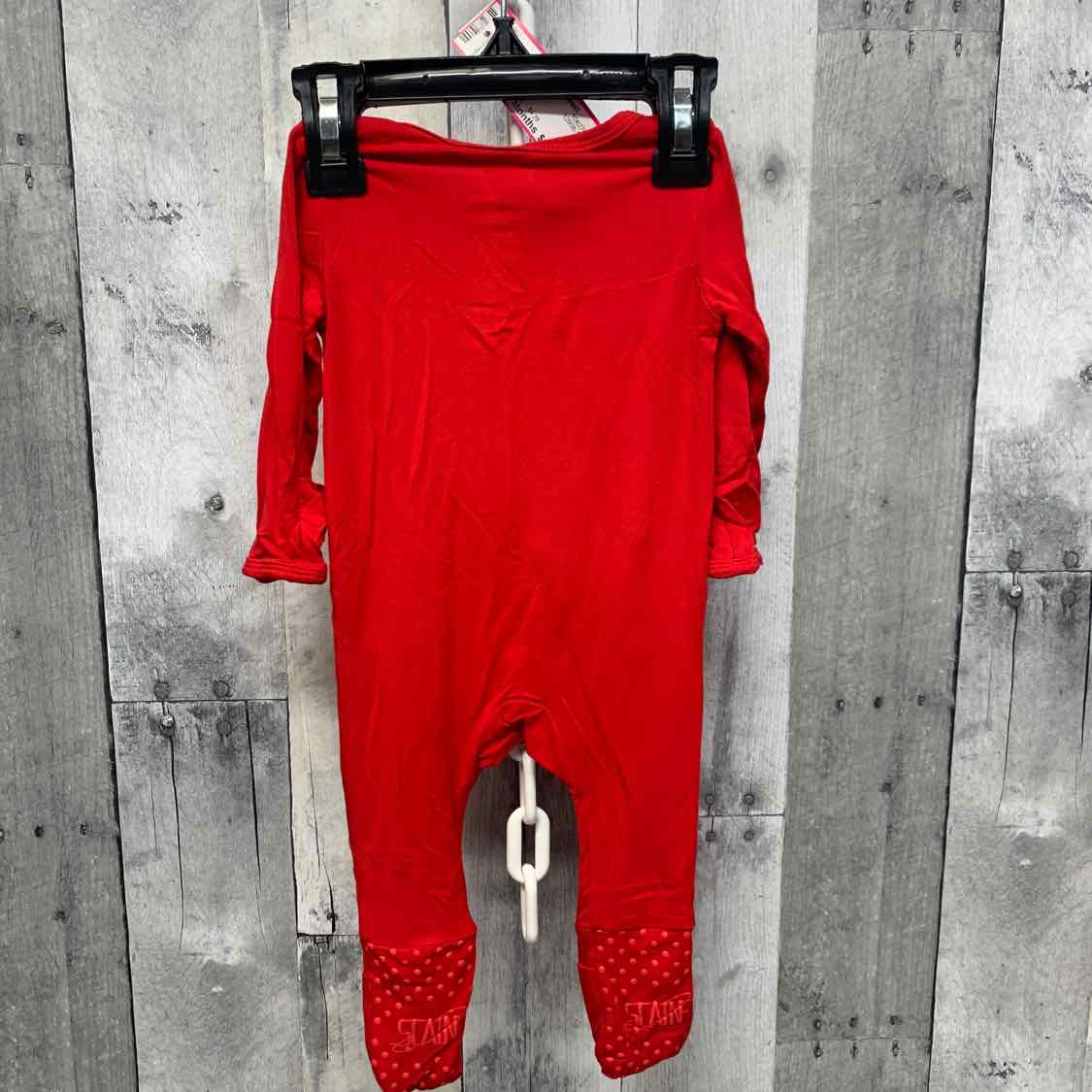 Size 0-3 Months Red Boutique Brand Footy PJs