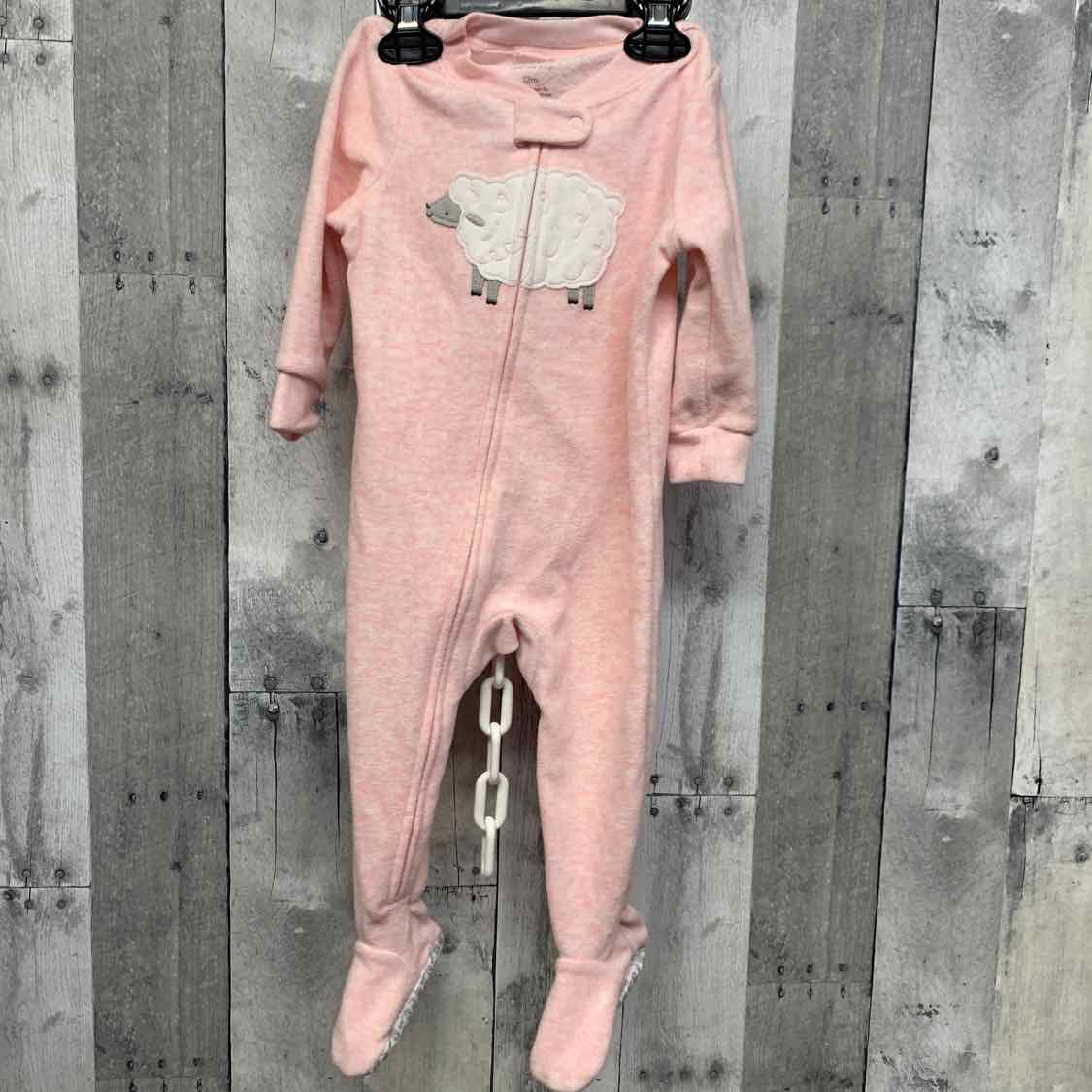 Size 12 Months Pink Carter's Footy PJs