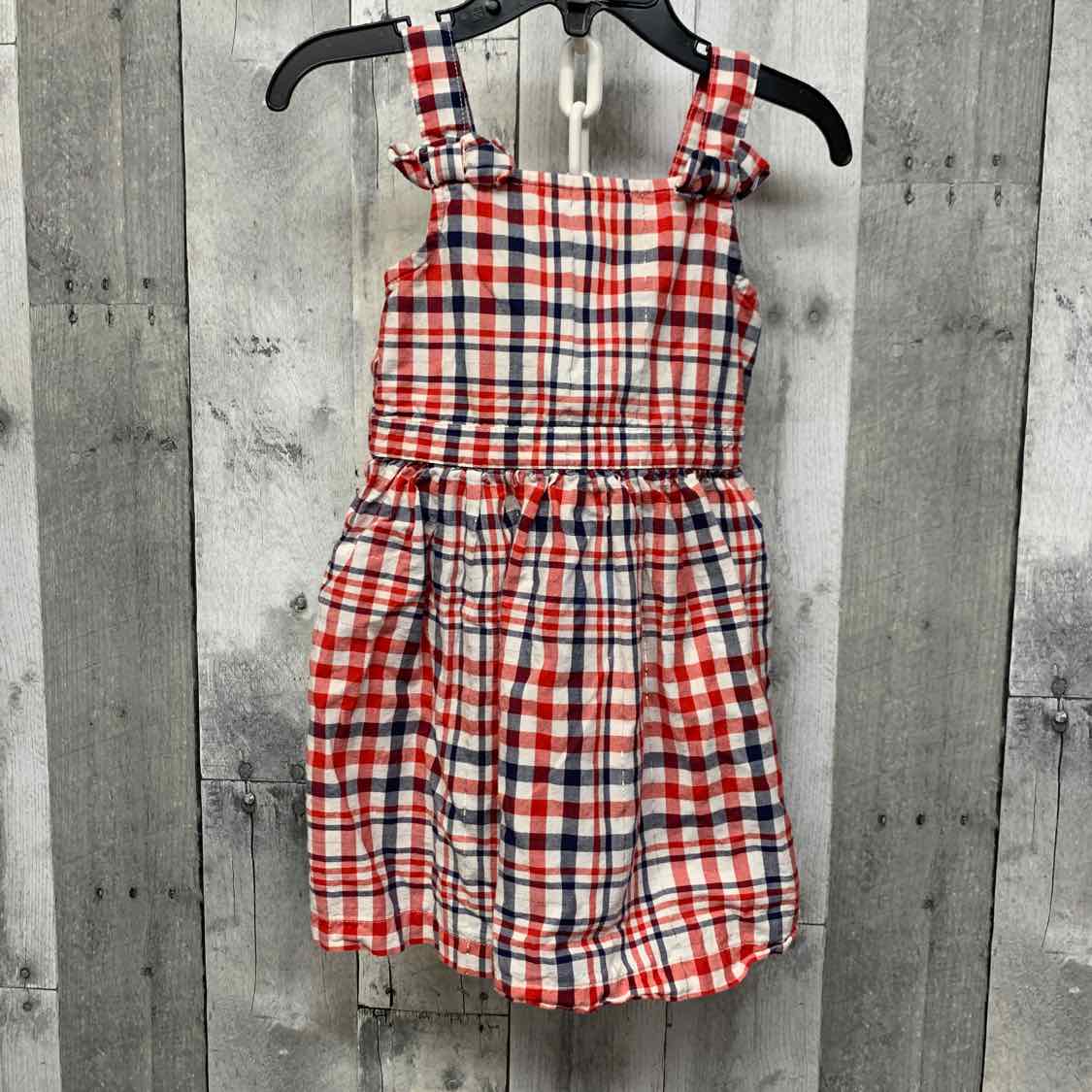 Size 2T Red/Navy Carter's Dress