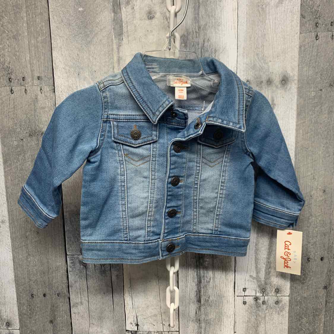 Size 6-9 Months Denim Cat & Jack Light Jacket