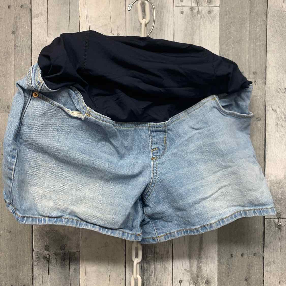 Size 10 Denim Isabel Maternity Shorts