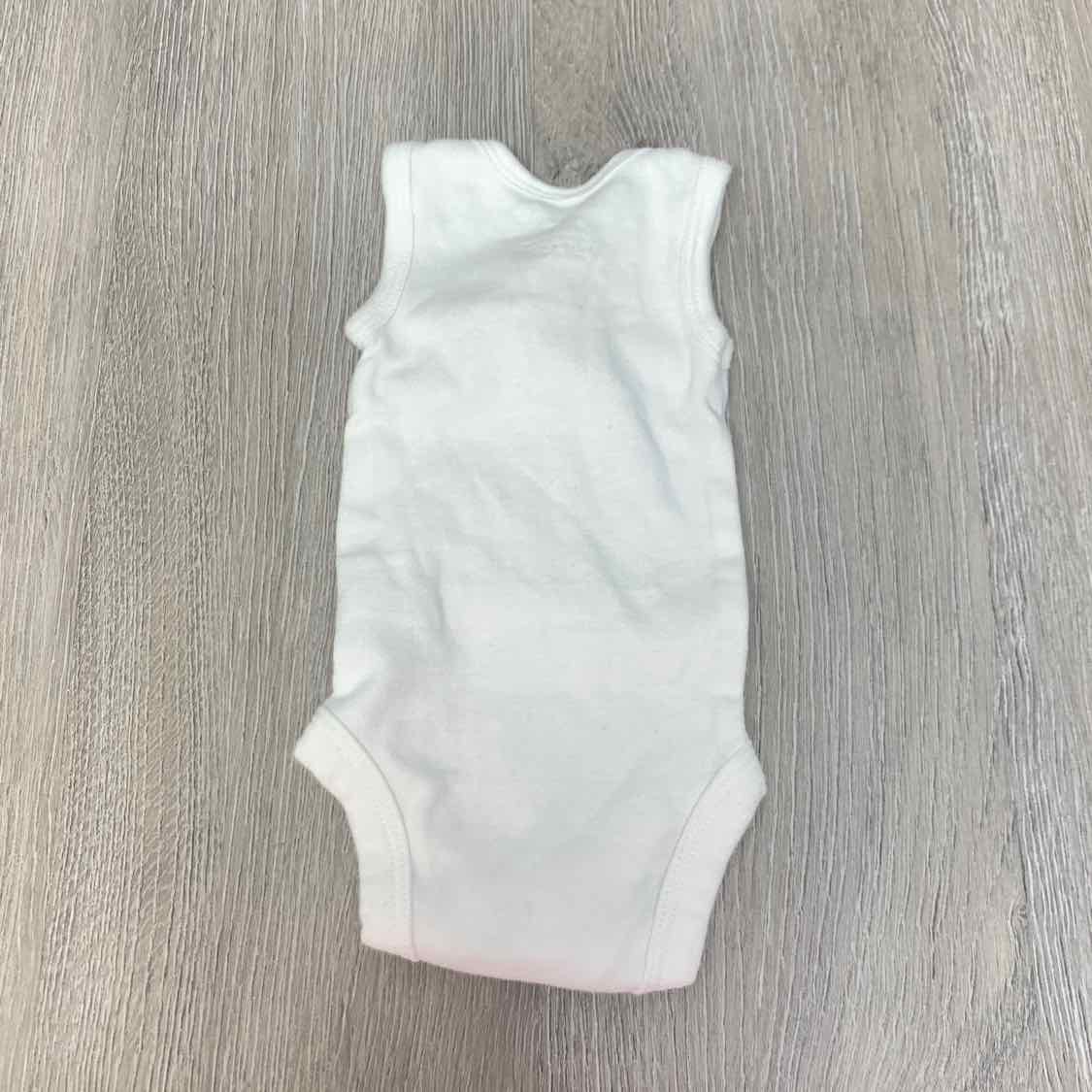 Size Preemie White Carter's Bodysuit - OodlesCB