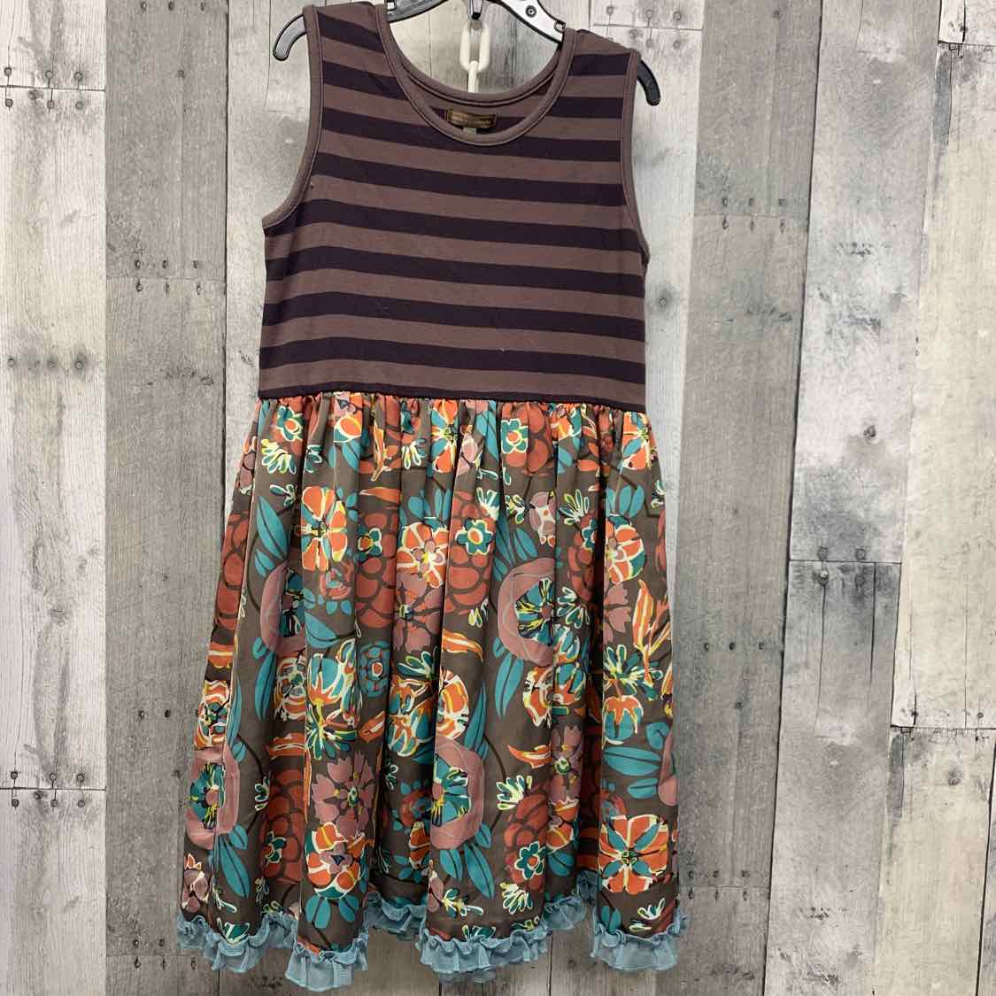Size 12 Brown Print Matilda Jane Dress