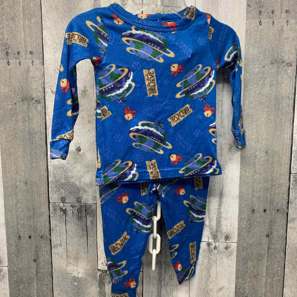Size 18 Months Blue Graphic B Brand 2pc PJs