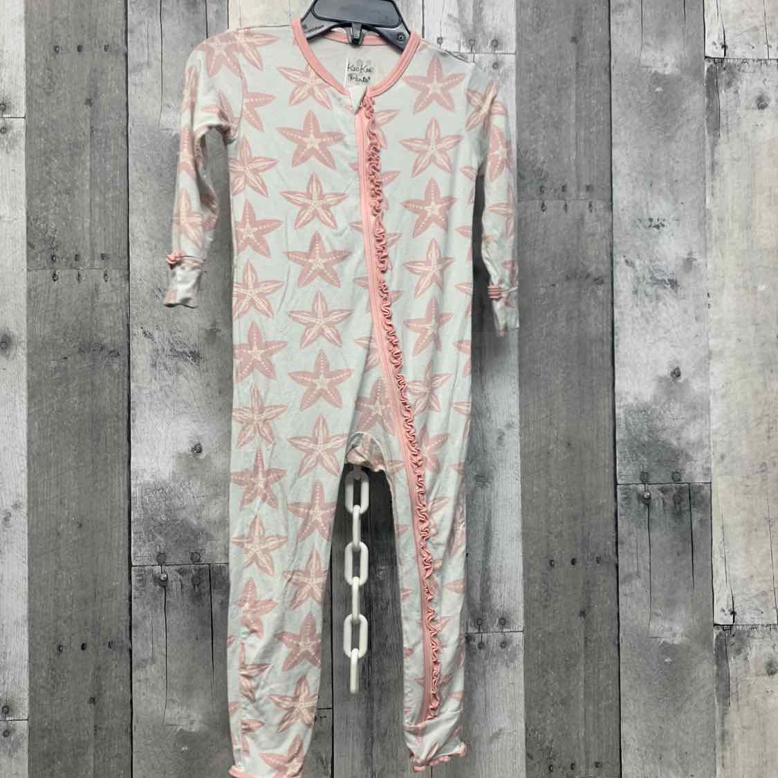 Size 18-24 Months Blue/Pink Name Brand Footy PJs