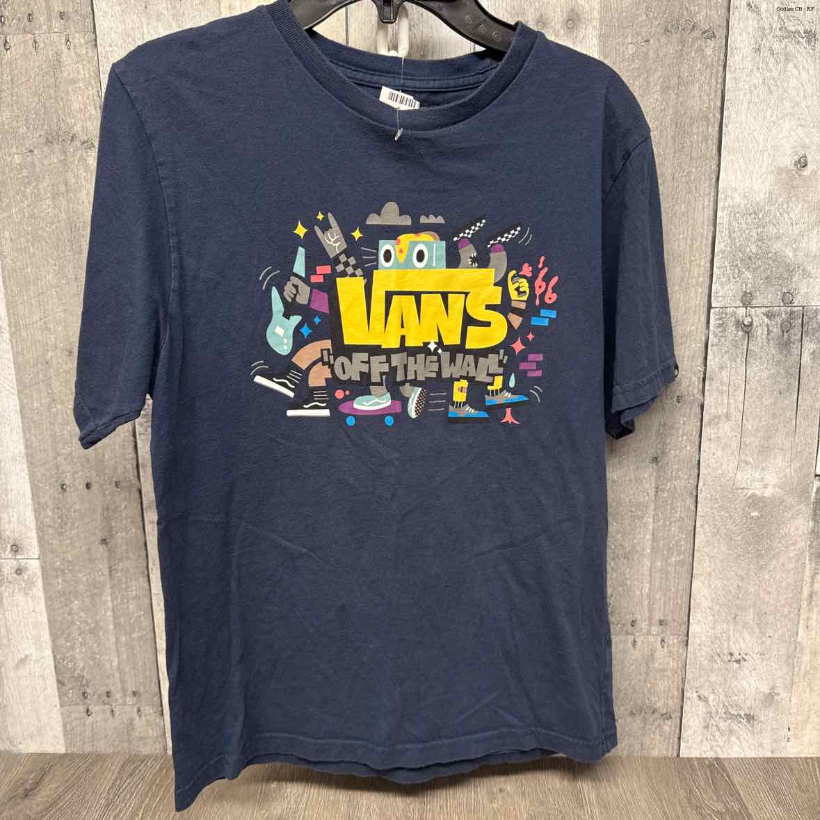Size 12/14 Navy Vans T Shirt