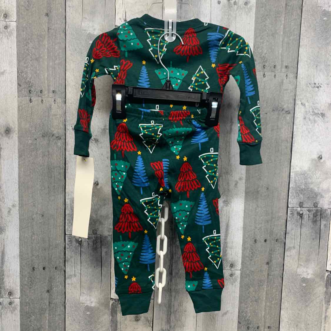 Size 12 Months Green Carter's 2pc PJs