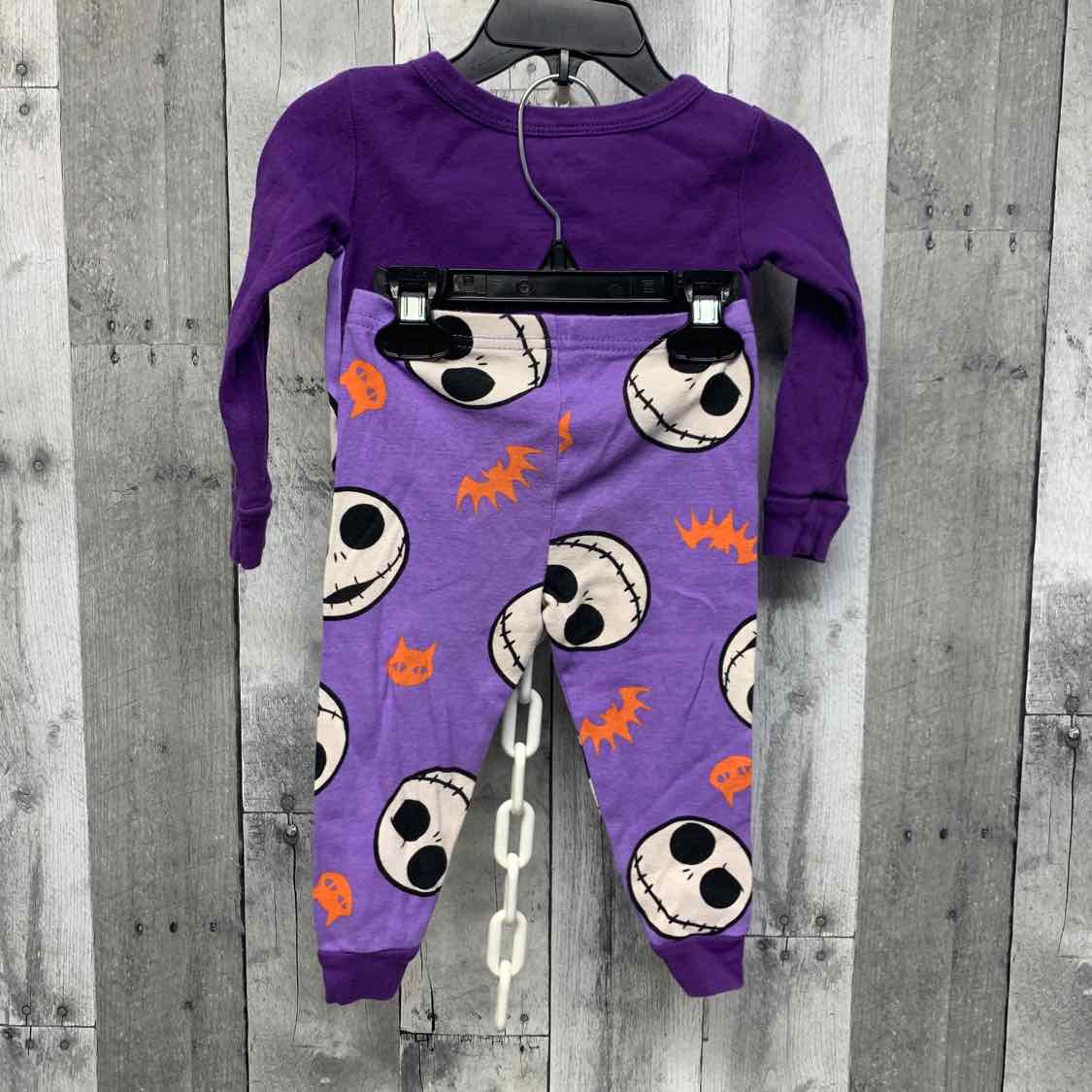 Size 2T Purple Disney 2pc PJs
