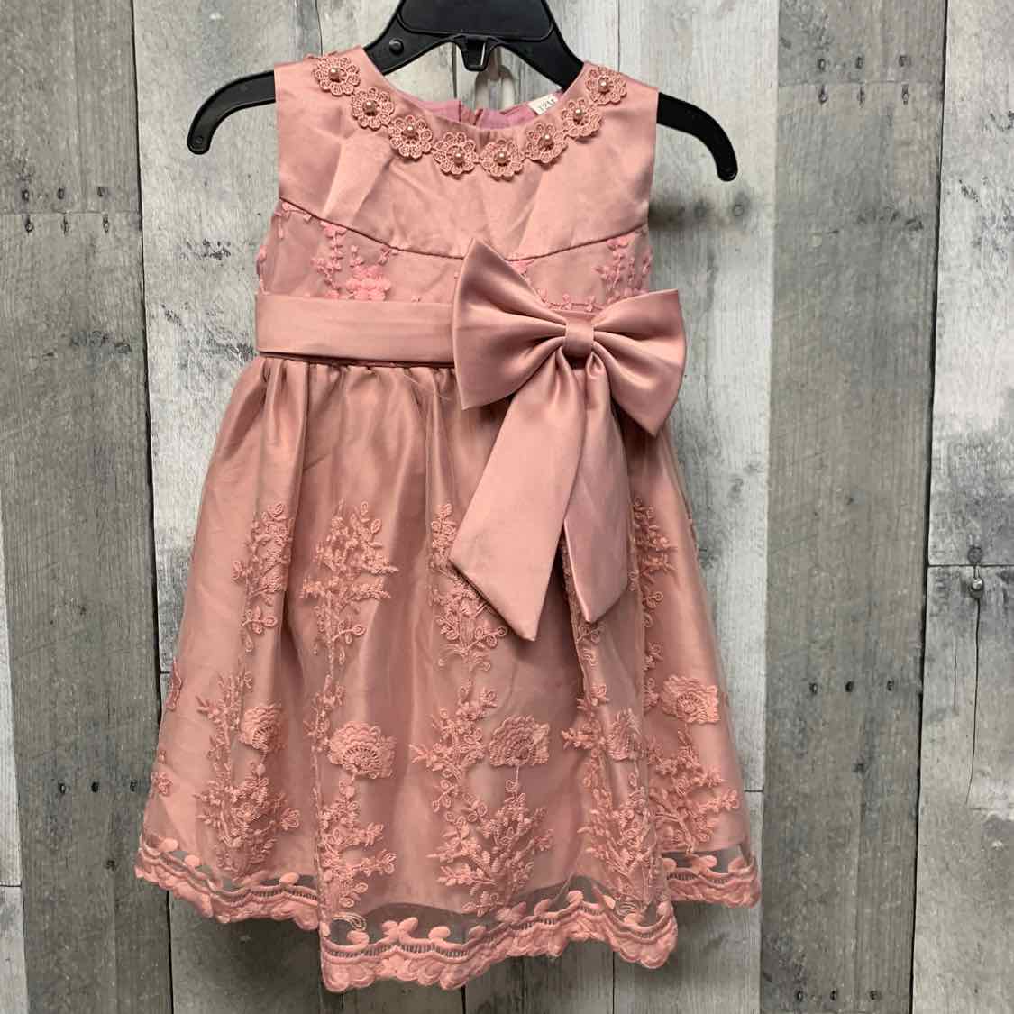 Size 12 Months Pink Mid Brand Dress - Party