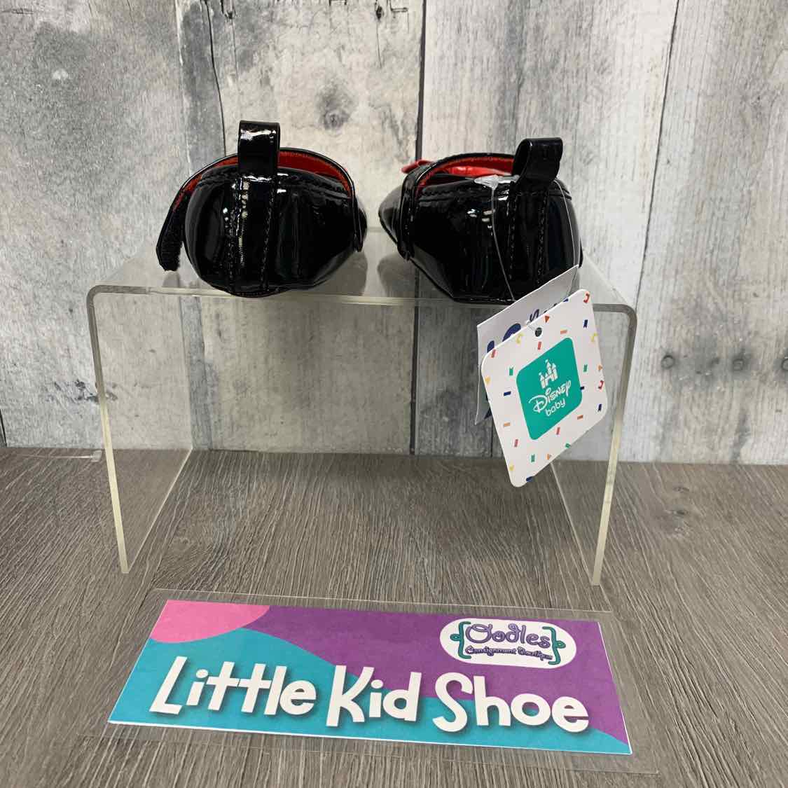 Size 3 Black/Red Disney Soft Sole Shoes