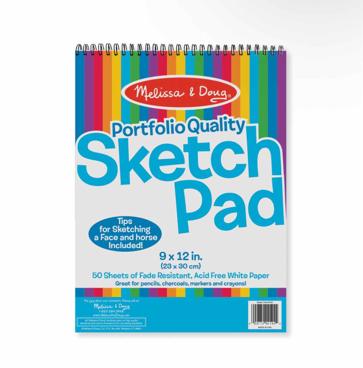 Melissa & Doug Spiral-Bound Sketch Pad