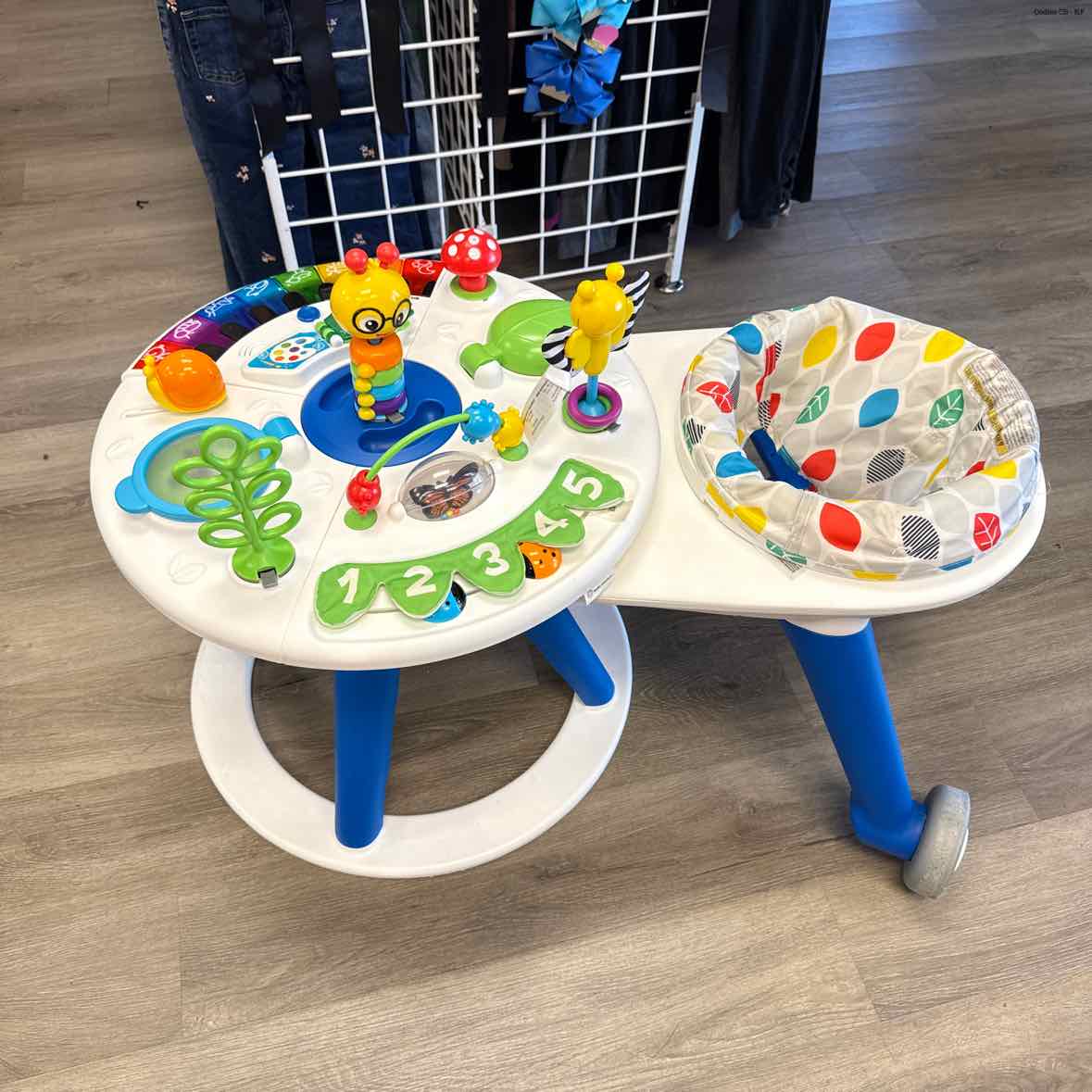 Baby Einstein White/Blue Exersaucer