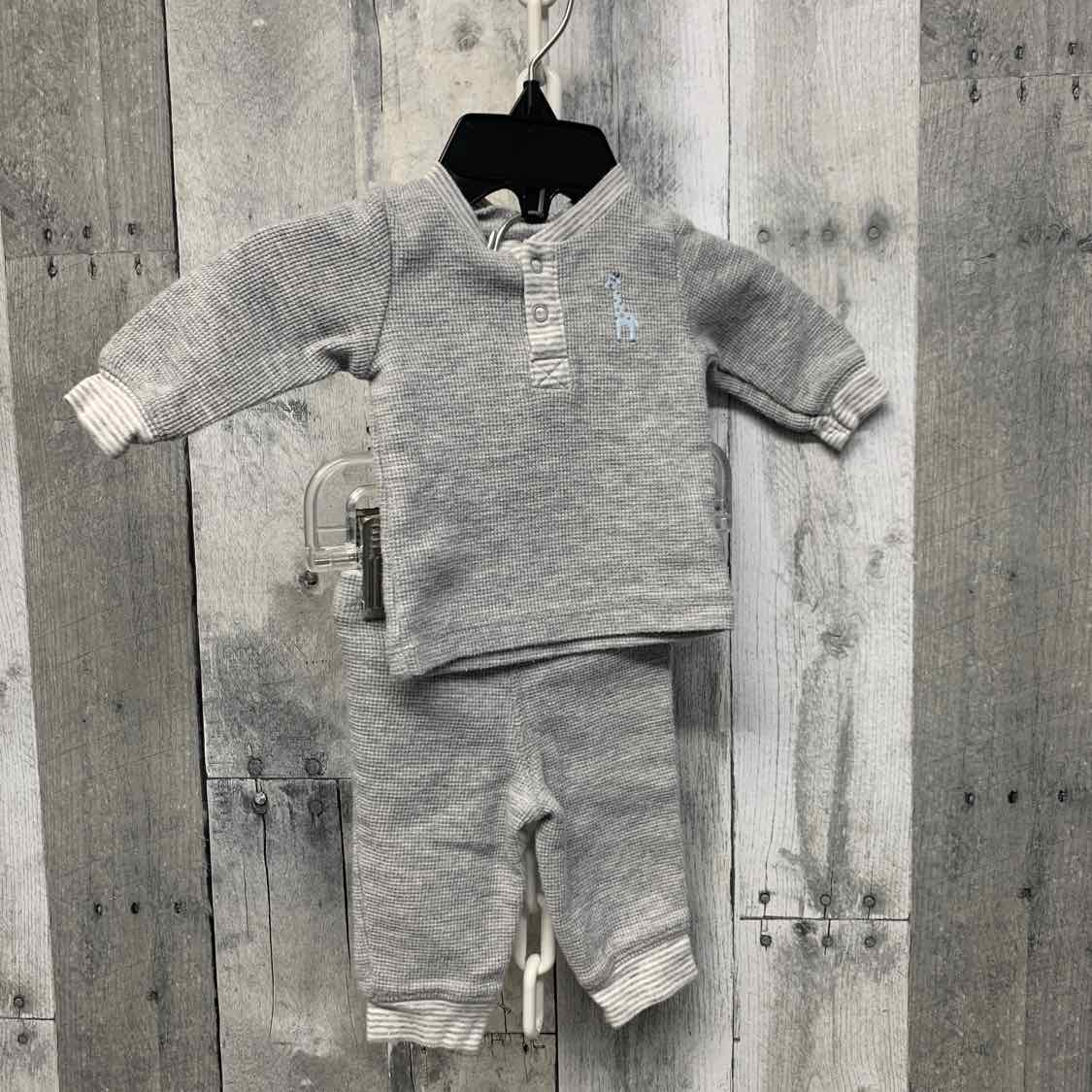 Size Newborn Gray Carter's Shirt/Pants