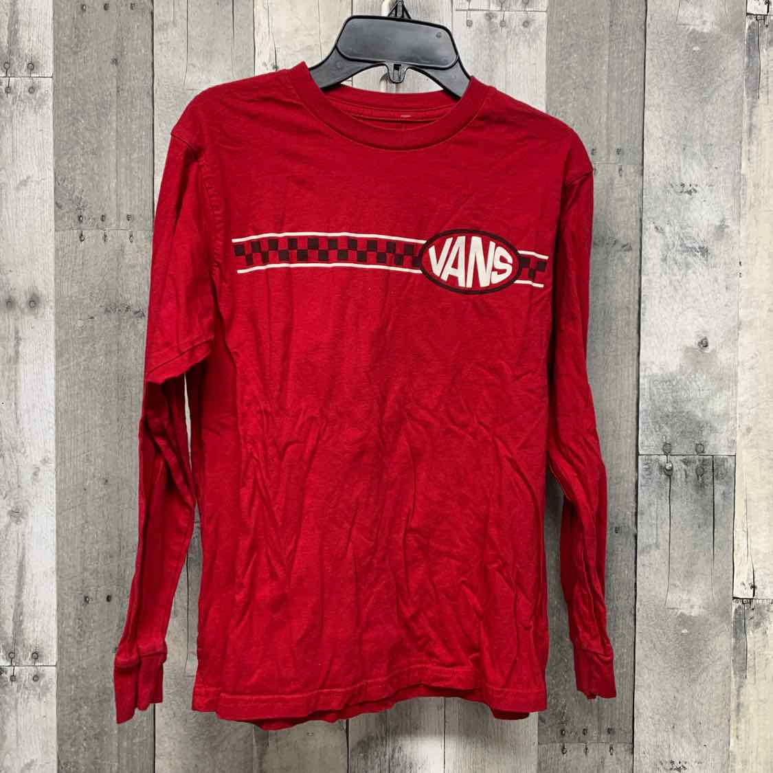 Size Medium Red Vans Long Sleeve Shirt