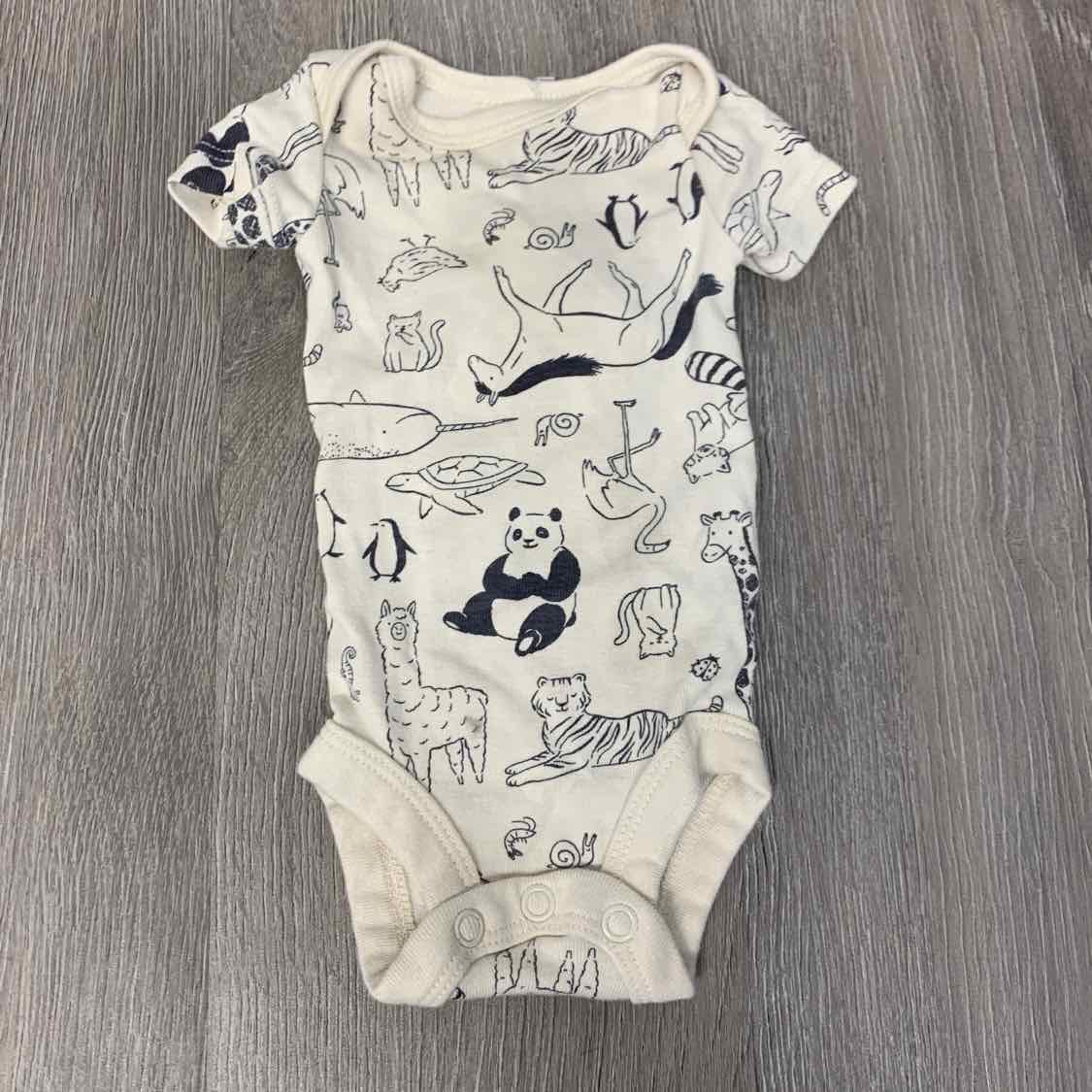 Size Preemie Tan Print Child of Mine Bodysuit
