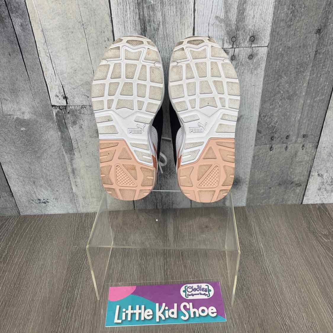 Size 12 White/Pink Puma Sneakers