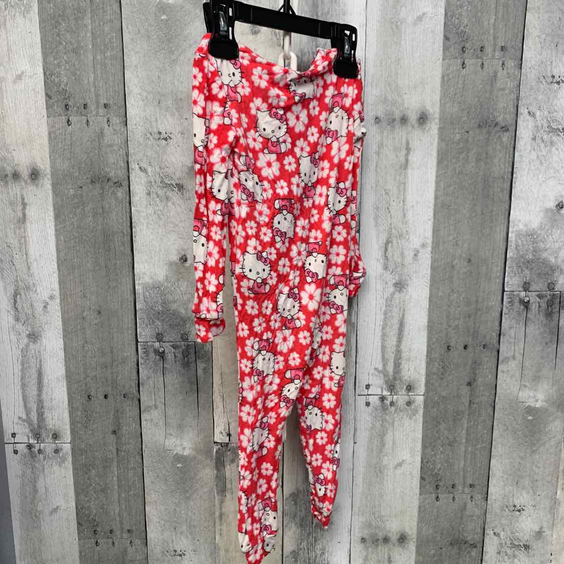 Size 18 Months Pink Print Hello Kitty Footy PJs