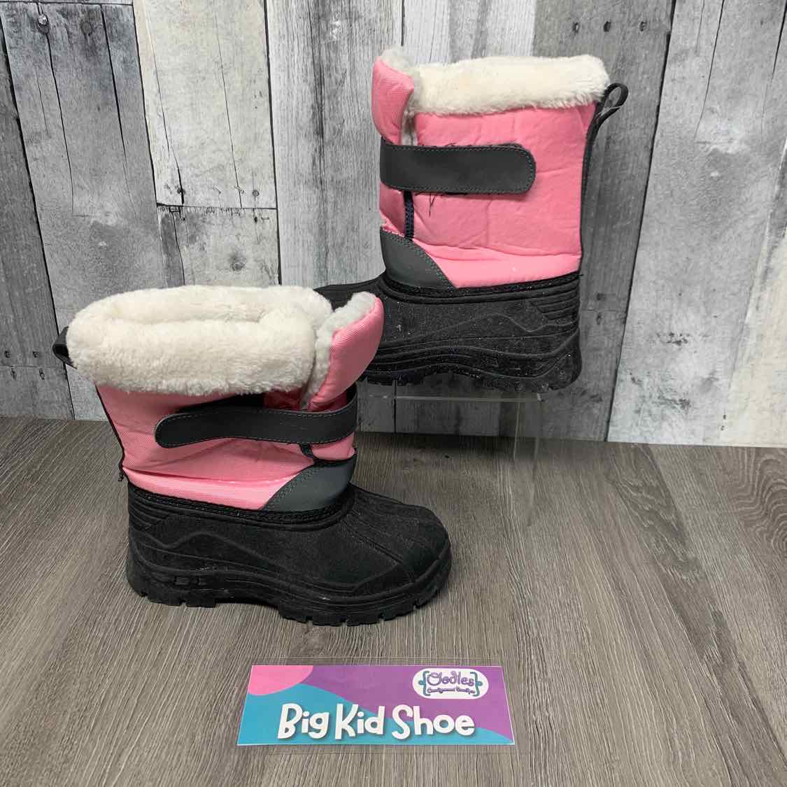Size 13 Pink/Gray B Brand Snow Boots