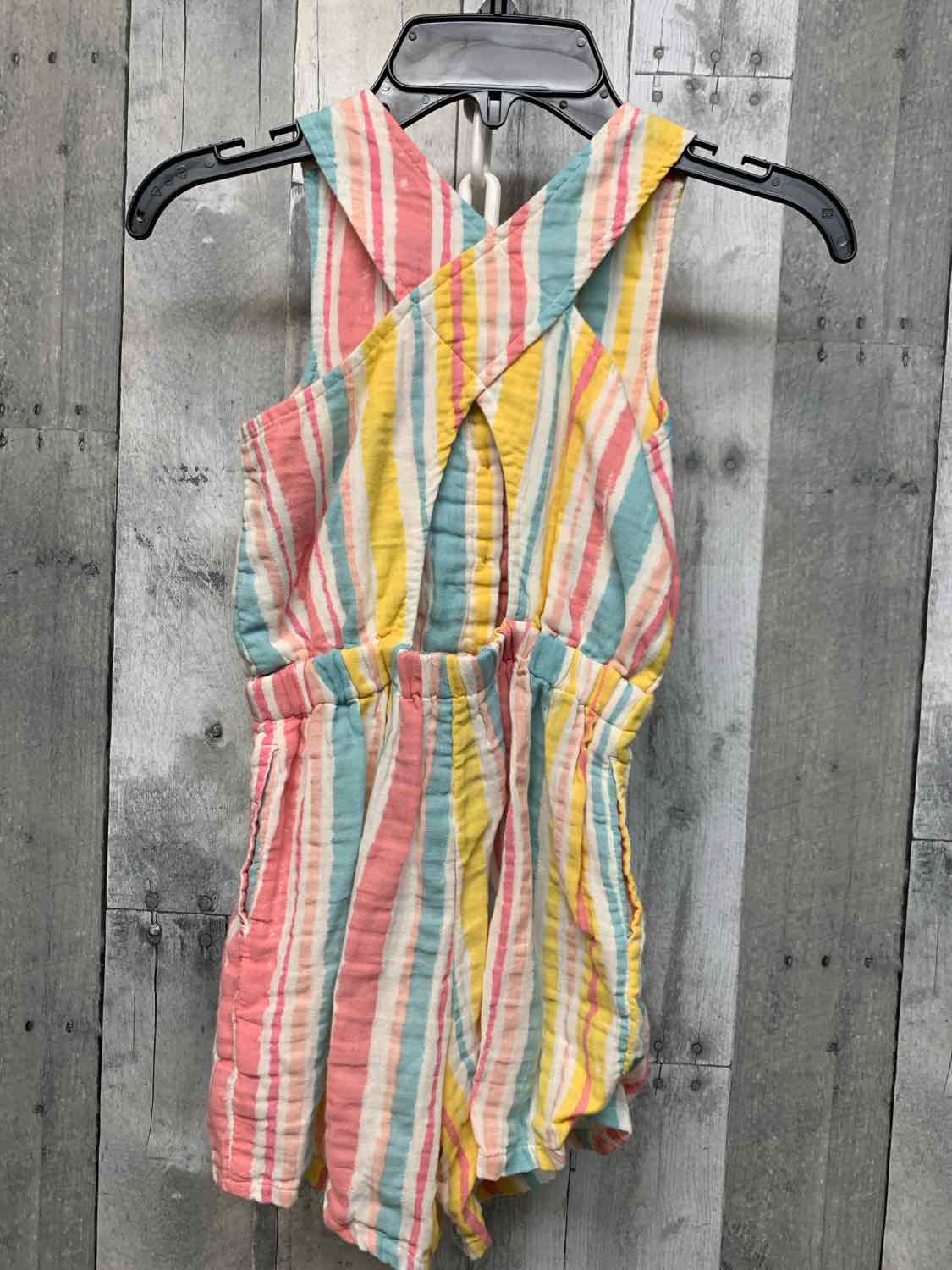 Size 5 Yellow/Pink Old Navy Romper