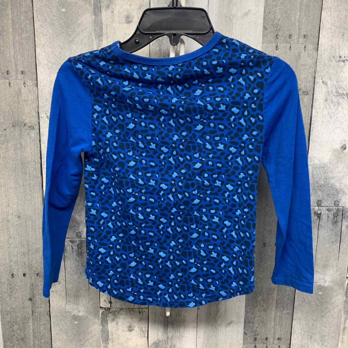 Size 6 Blue Print Hello Kitty Long Sleeve Shirt