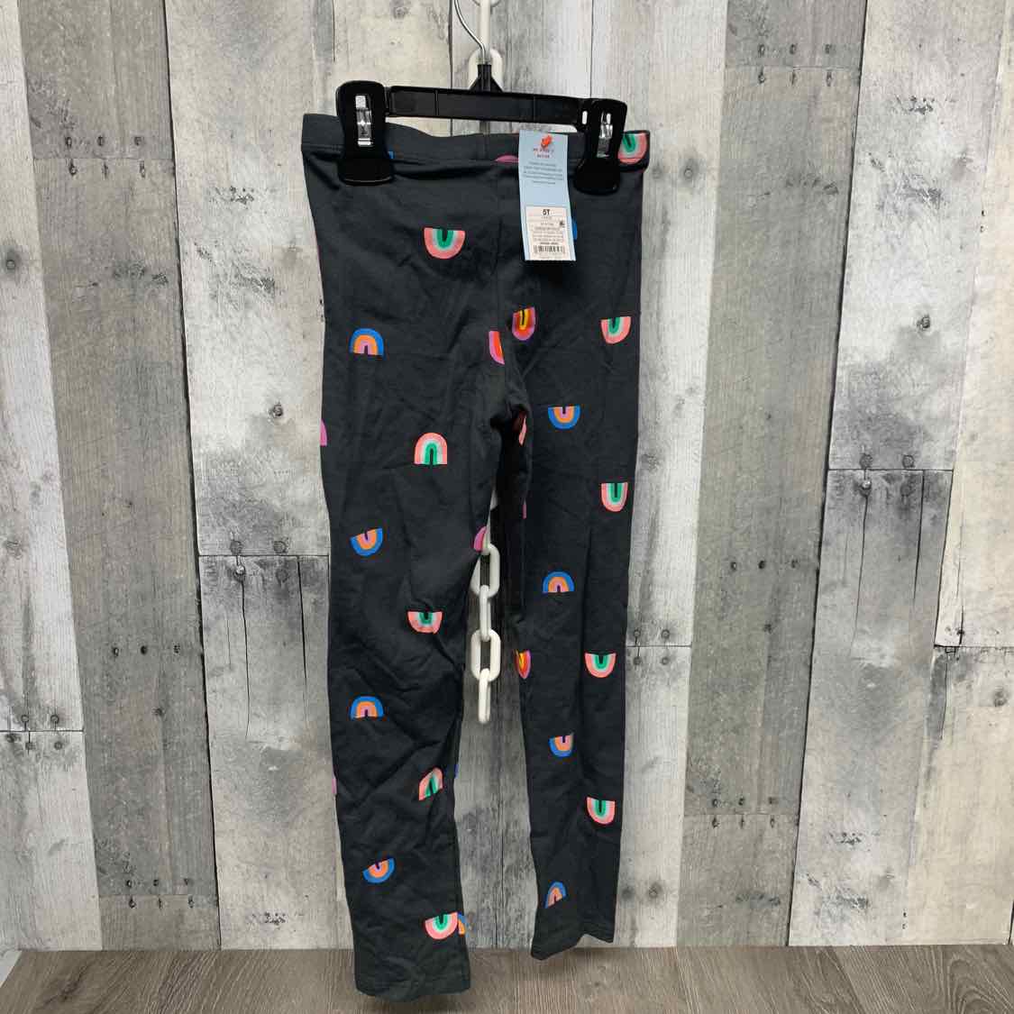 Size 5T Gray Print Cat & Jack Leggings