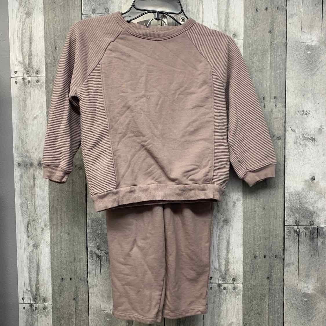 Size 4T Purple B Brand Sweats - 2pc