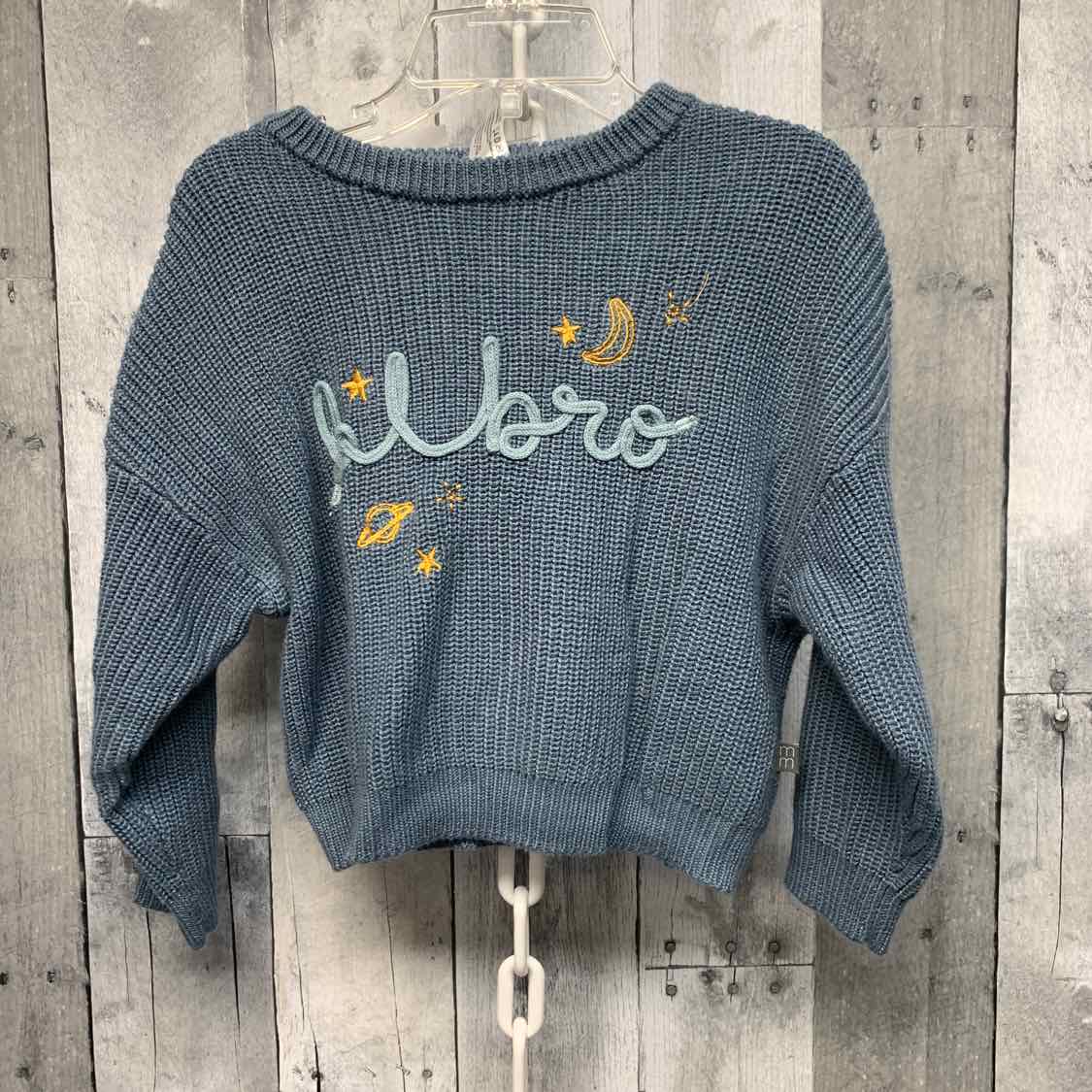 Size 24 Months Blue Modern Moments by Gerber Sweater