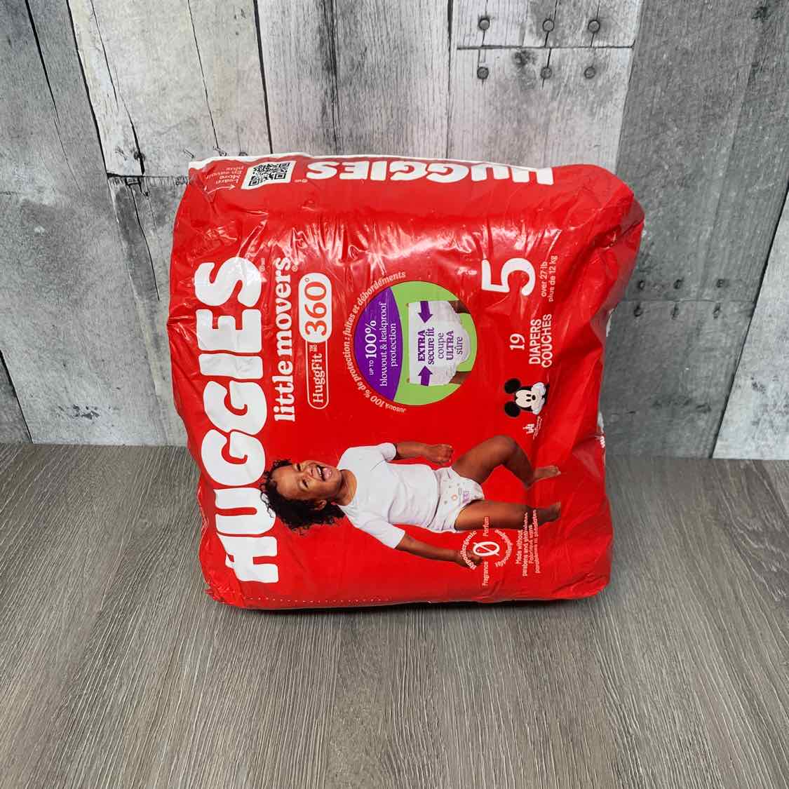 Diaper Size 5 Huggies Disposable Diapers