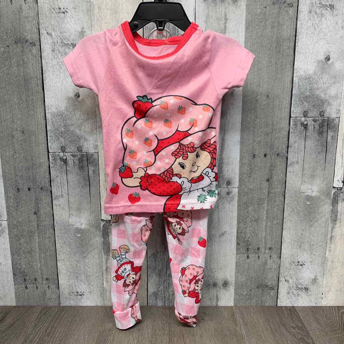 Size 3T Pink Print B Brand 2pc PJs