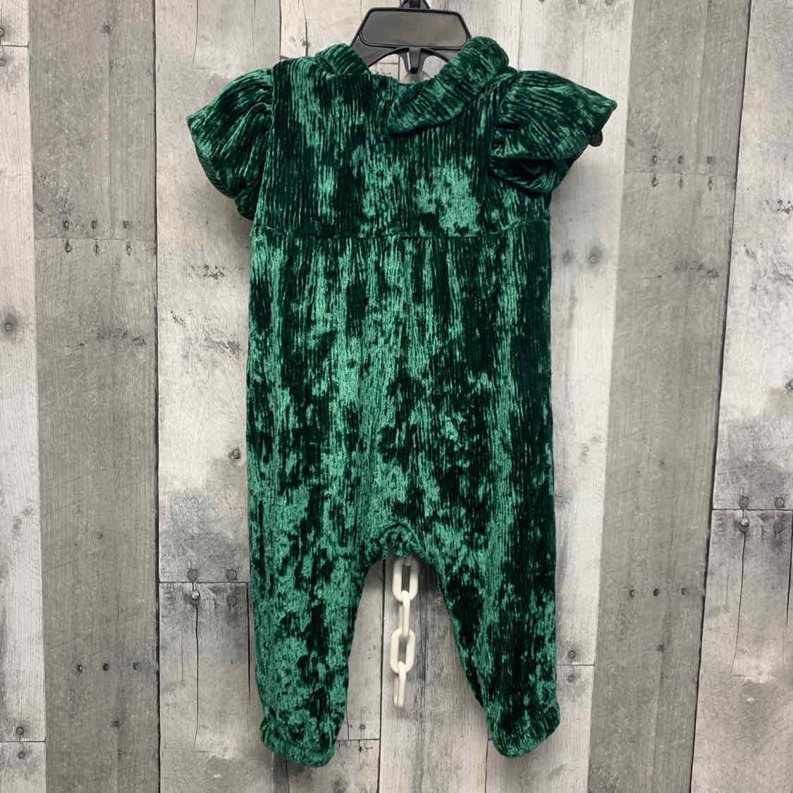 Size 6-9 Months Green Cat & Jack Romper