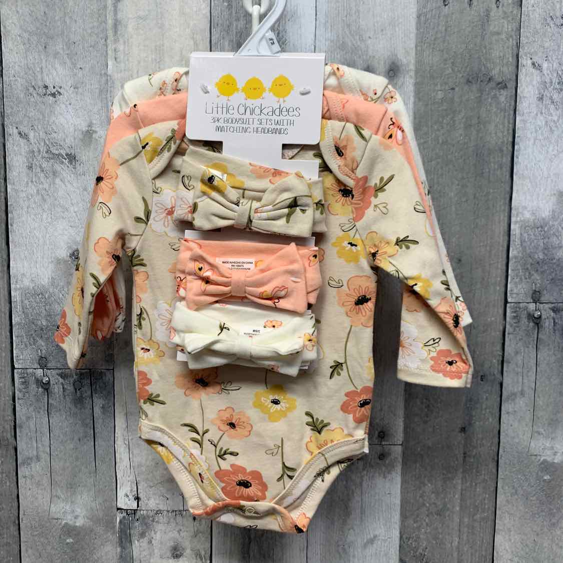 Size 3-6 Months Pink Print B Brand Bodysuit