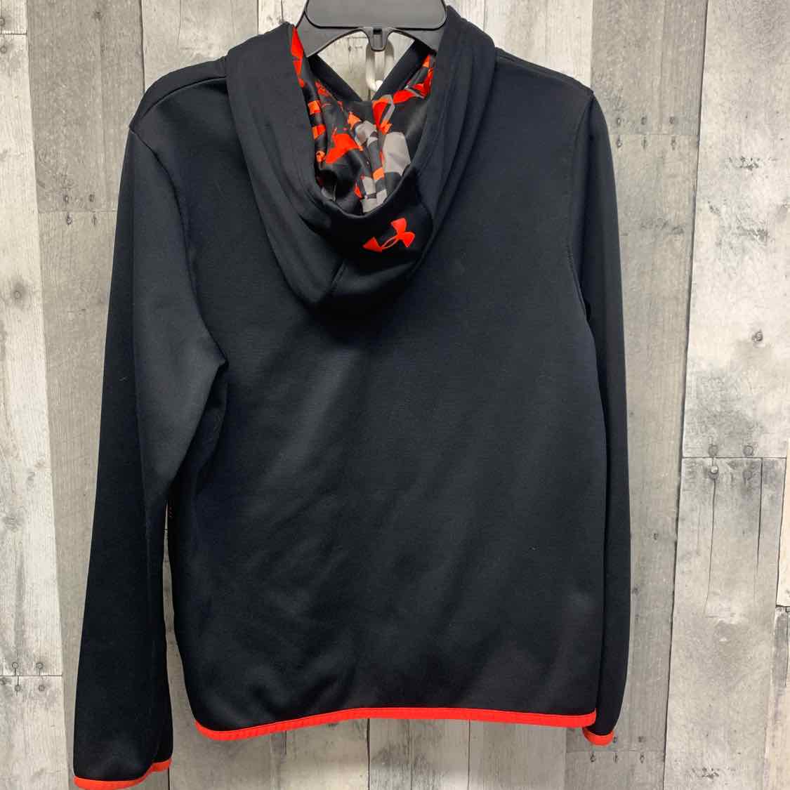 Size Large Black/Orange Sport Brand Pull Over