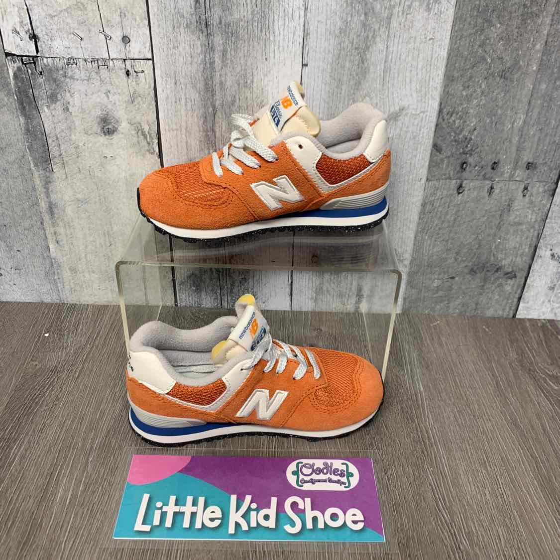 Size 9 Orange/Blue New Balance Sneakers