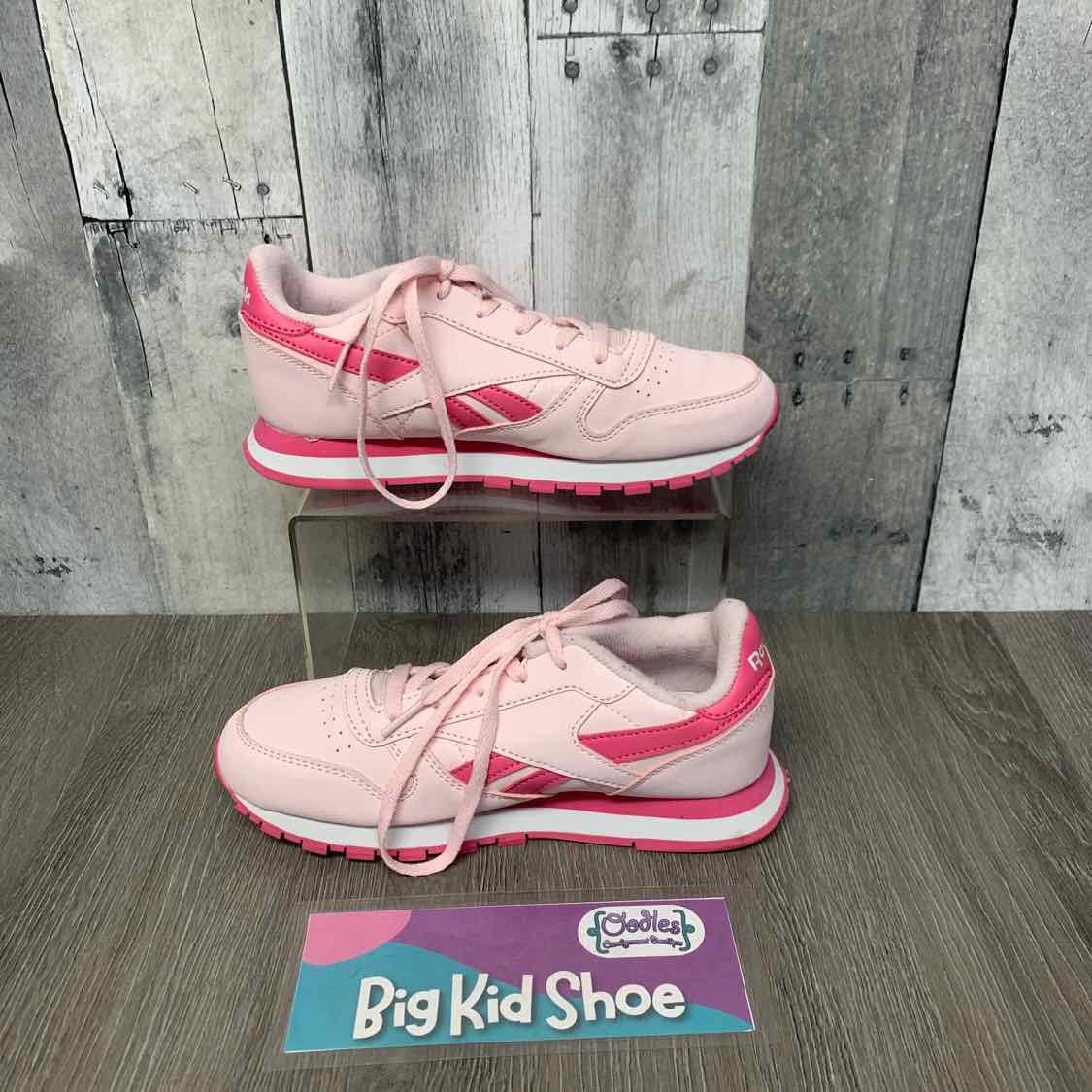 Size 2 Pink/White Reebok Sneakers
