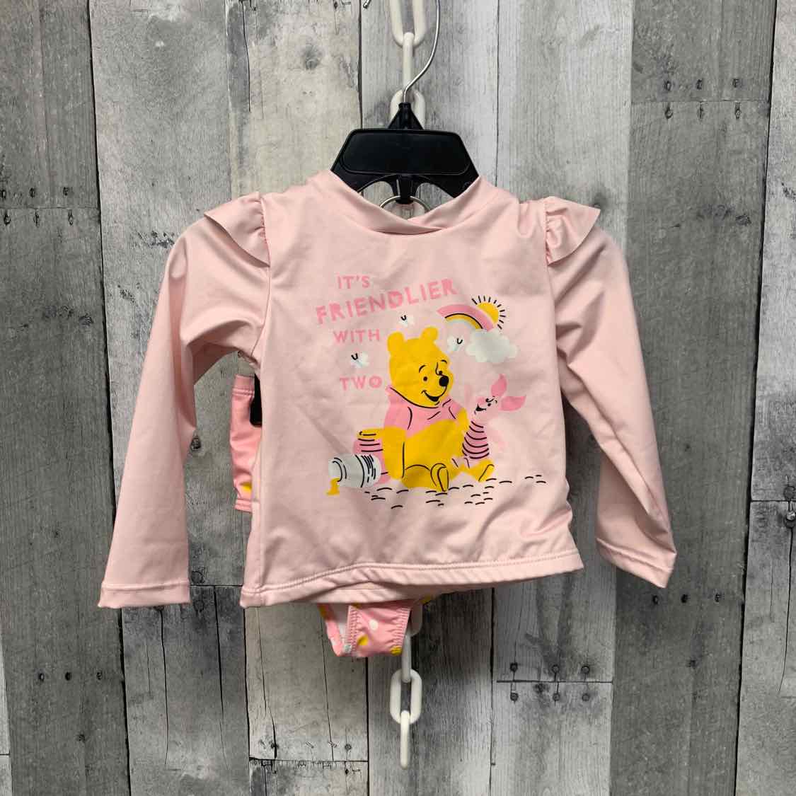 Size 18 Months Pink/Yellow Disney 2pc Top